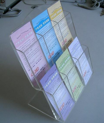 Acrylic Brochure Display Products Fabrication