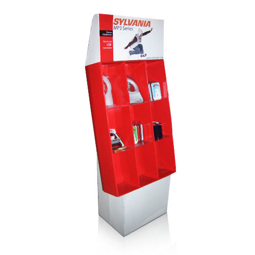 Promotional Cardboard Floor Standing Display Units Manufacturer