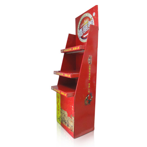 Trade Shows Cardboard Shelf Floor Displays Factory