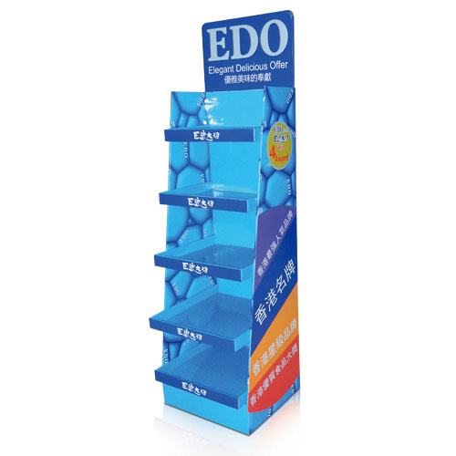 Free Standing Corrugated Cardboard Floor Display Stands Manufacturers