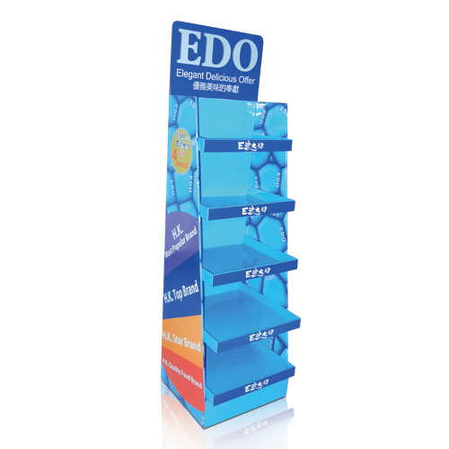 Free Standing Corrugated Cardboard Floor Display Stands Manufacturers