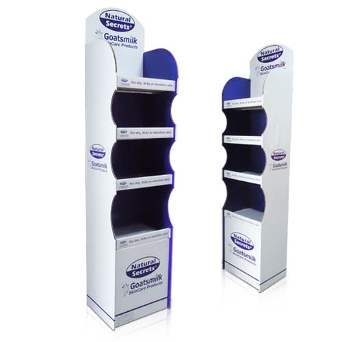 Point of Sale Stock Cardboard Floor Displays