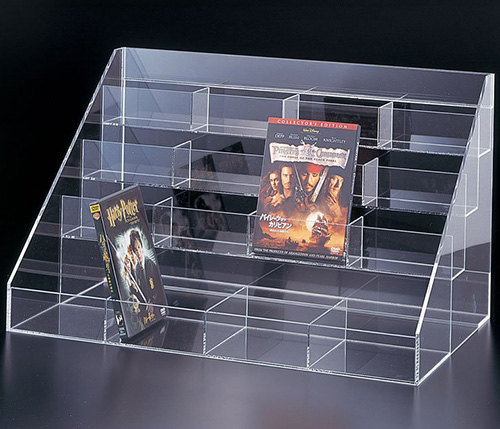 Acrylic DVD Display Rack