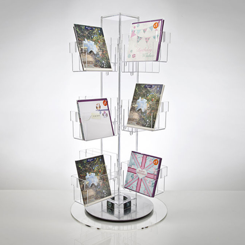 Acrylic Note Card Display Rack