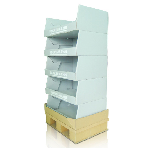  Point of Sale Cardboard Pallet Bins China Factory