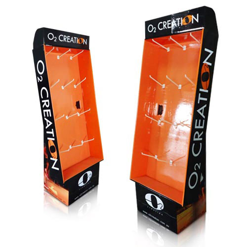 Custom Made Instore Advertising Cardboard Sidekicks Displays Shelf