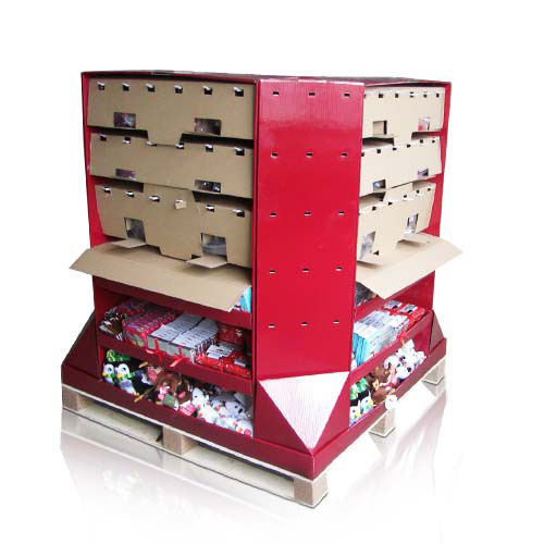 Corrugated Cardboard Pallet Display Point Sale