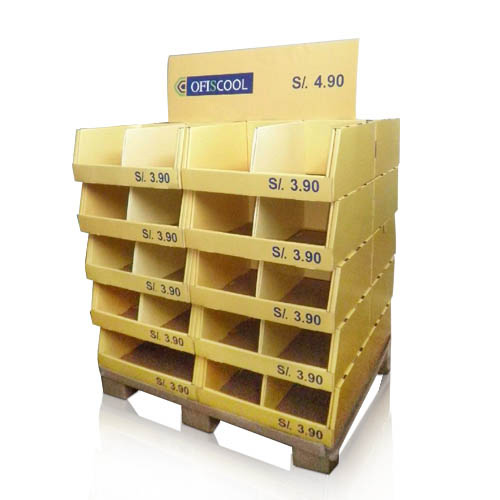 Grocery Store Corrugated Pallet Display China Factory