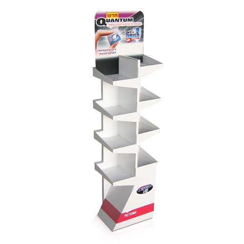 Custom Cardboard Magazine Holder Display Shelf China Supplier