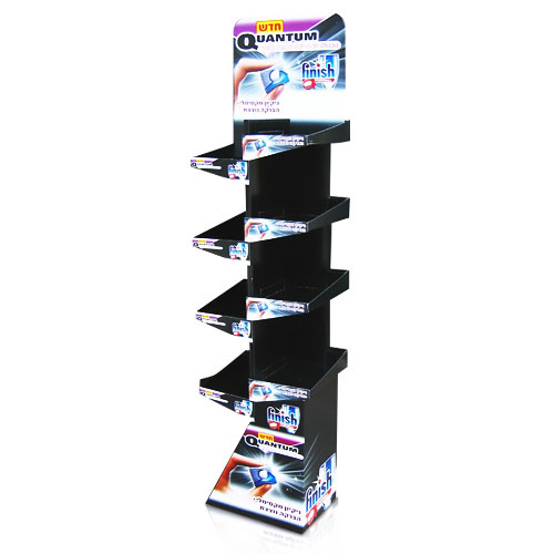 Custom Cardboard Magazine Holder Display Shelf China Supplier