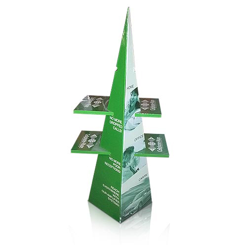Point of Display Cardboard Cosmetic Display Stand