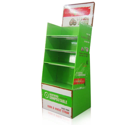 Portable Cardboard POS Display Shelf China Manufacturer